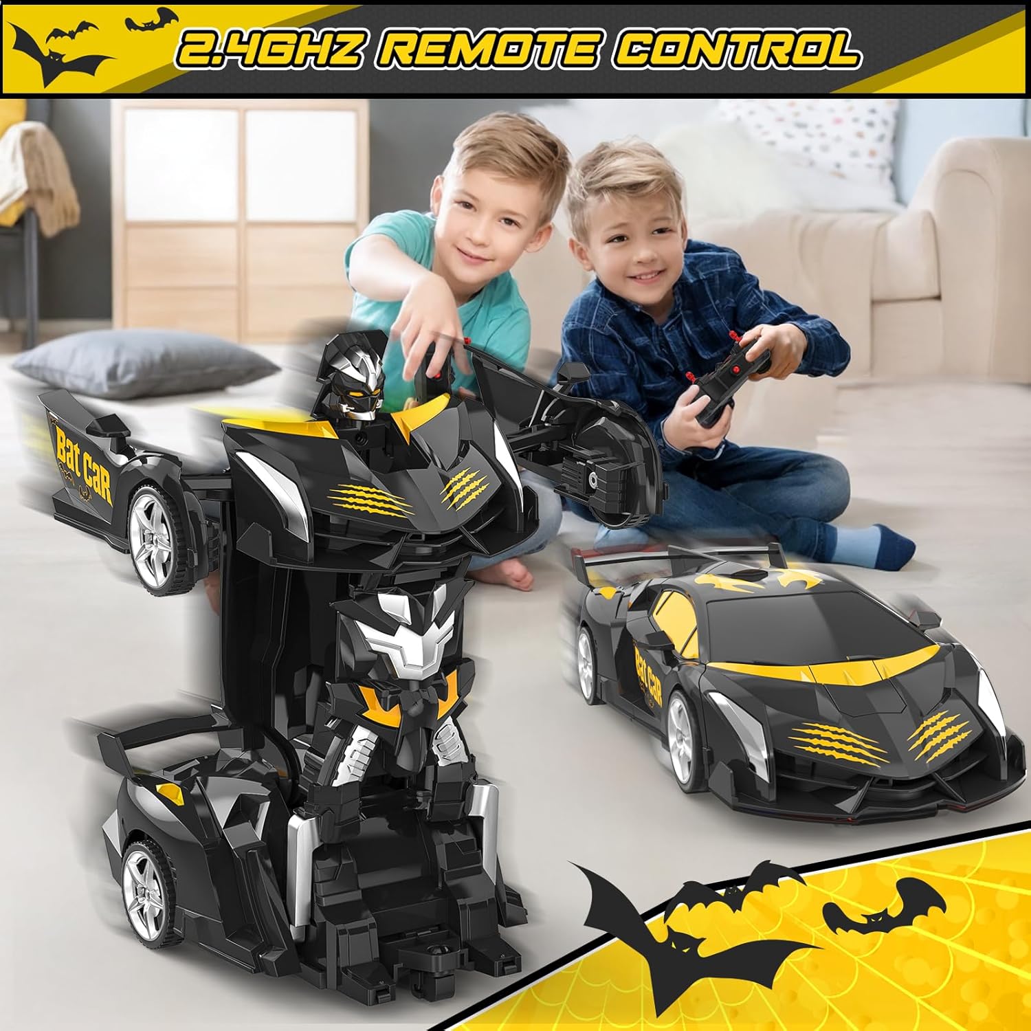 Detalle de BLUEJAY Transform RC Car 1:18 360°
