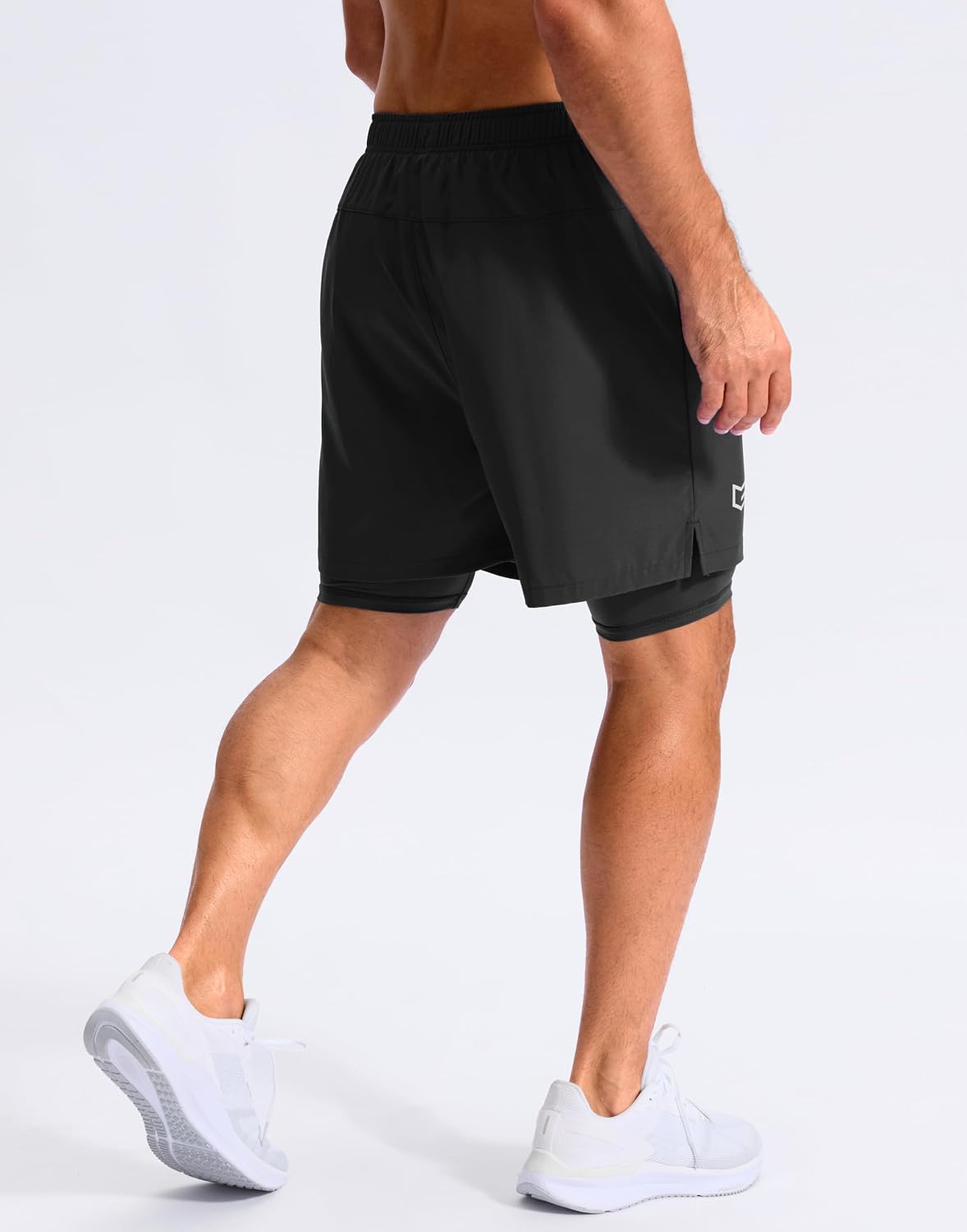 Detalle de G Gradual Men's Running Shorts 2-in-1