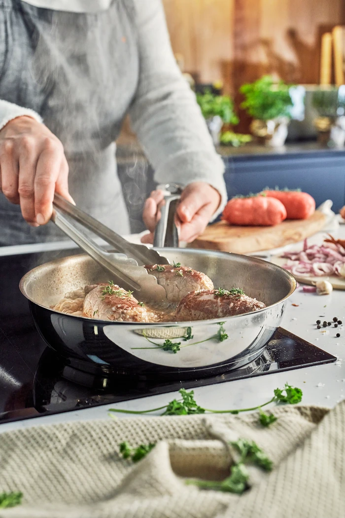 Thumbnail 1 de Demeyere Cosi 3 Edelstahl-Bratpfanne 24 cm