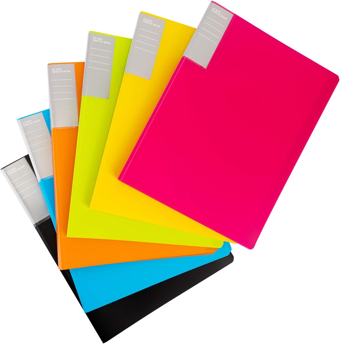 Thumbnail 1 de Amazon Basics Display Folders A4, 30 pockets — 6 pack 📁