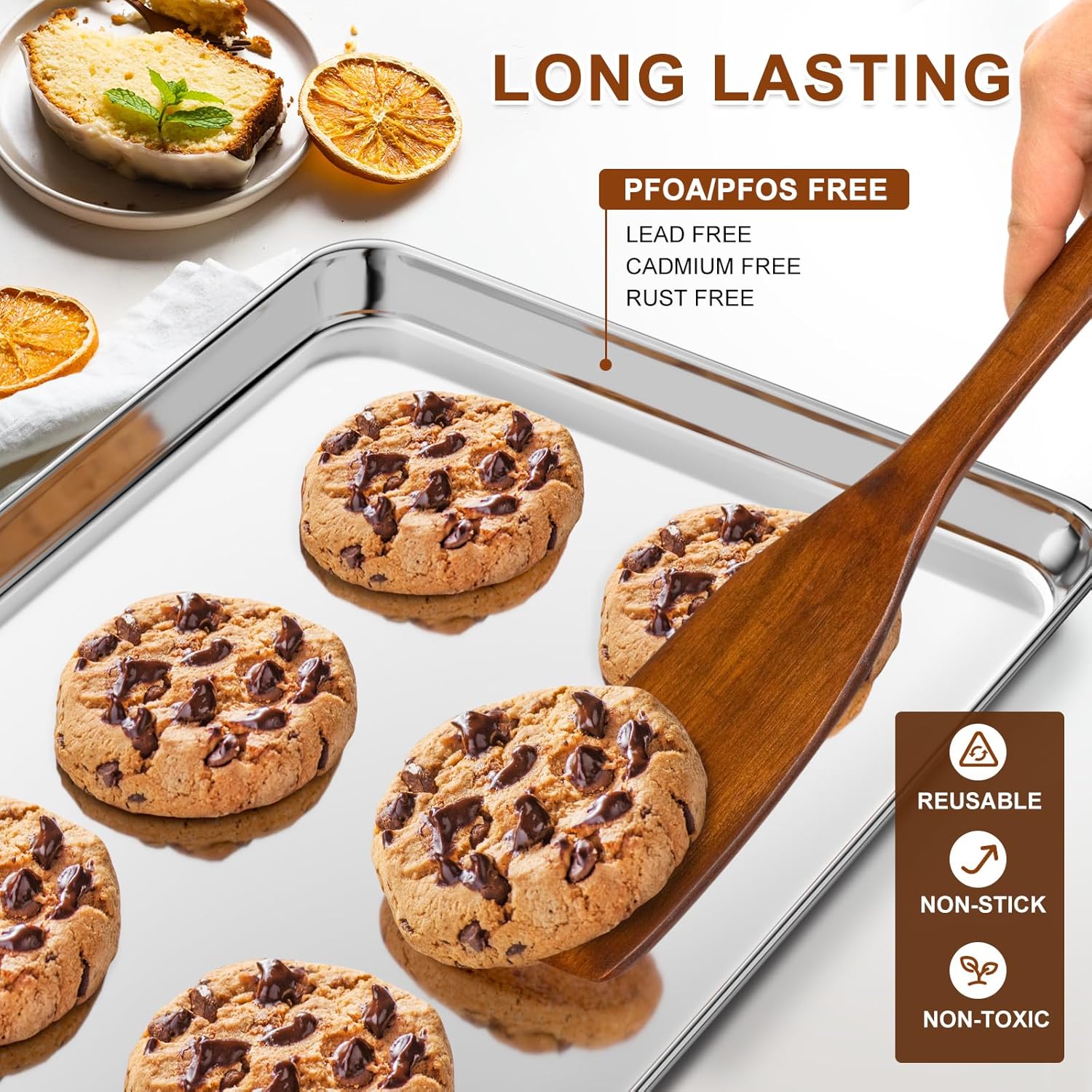 Thumbnail 6 de Yuiicaov Baking Sheet Set 17.5 Inch 🍪