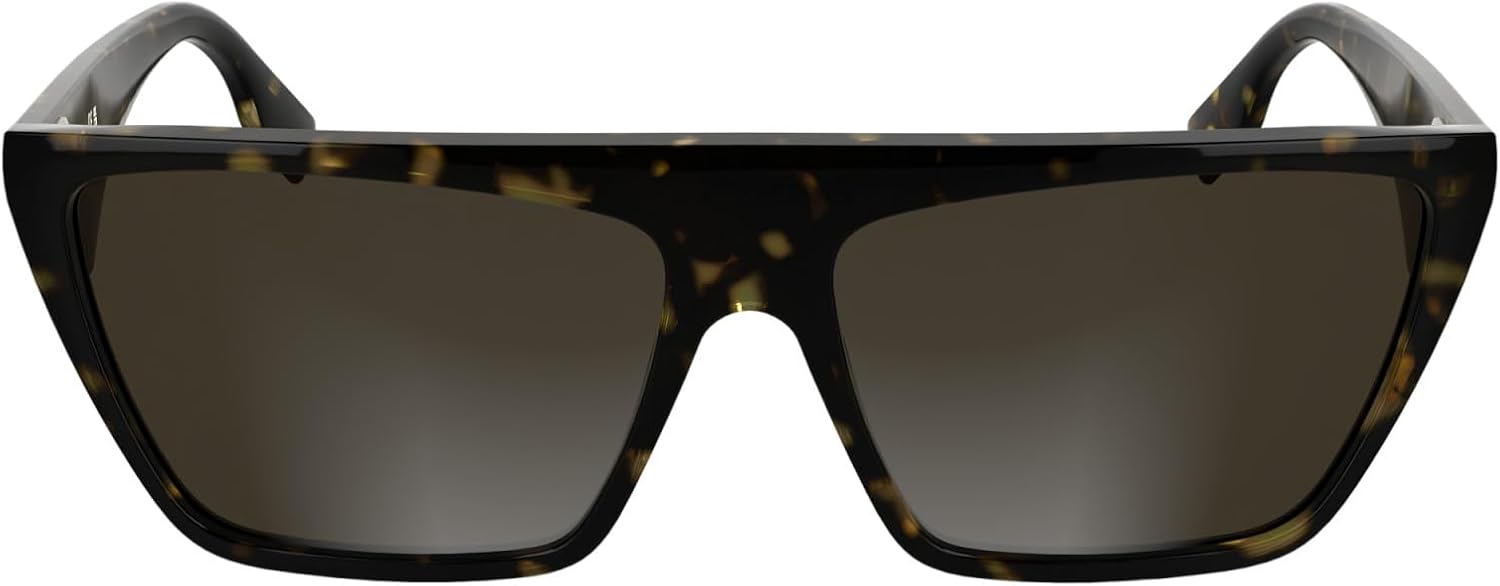 Detalle de KARL LAGERFELD occhiali da sole unisex: montatura rettangolare XL con design geometrico