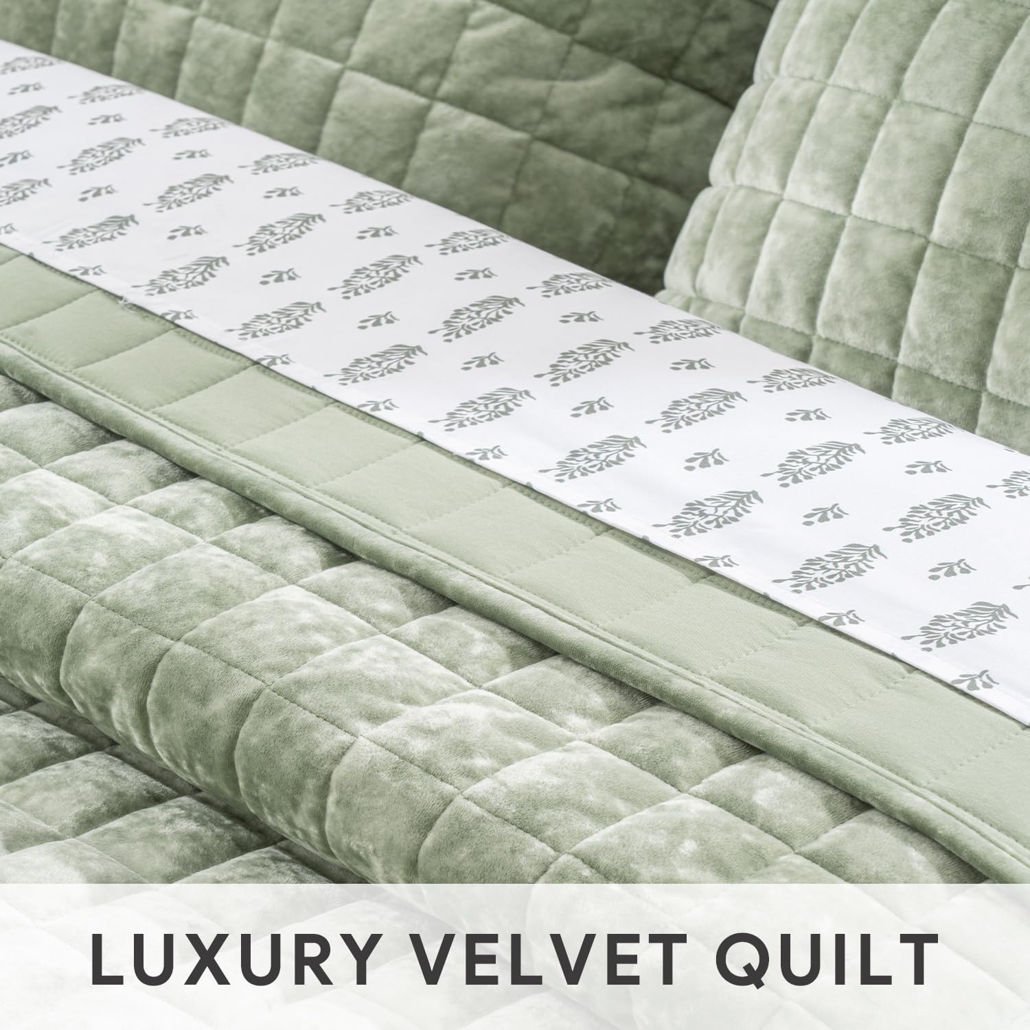 Thumbnail 4 de RECYCO Luxury Velvet King Bed Comforter Set