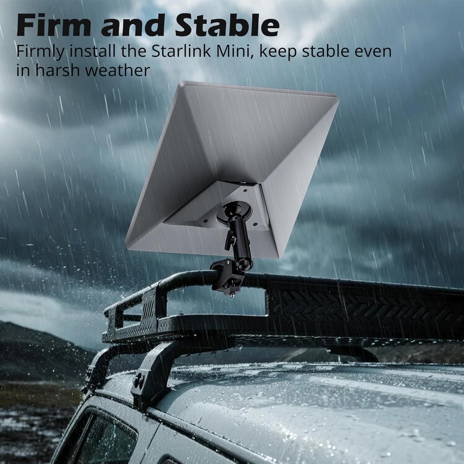 Thumbnail 6 de UBeesize Starlink Mini Mount 2025 Adjustable Roof Rack RV Pole Mount Kit