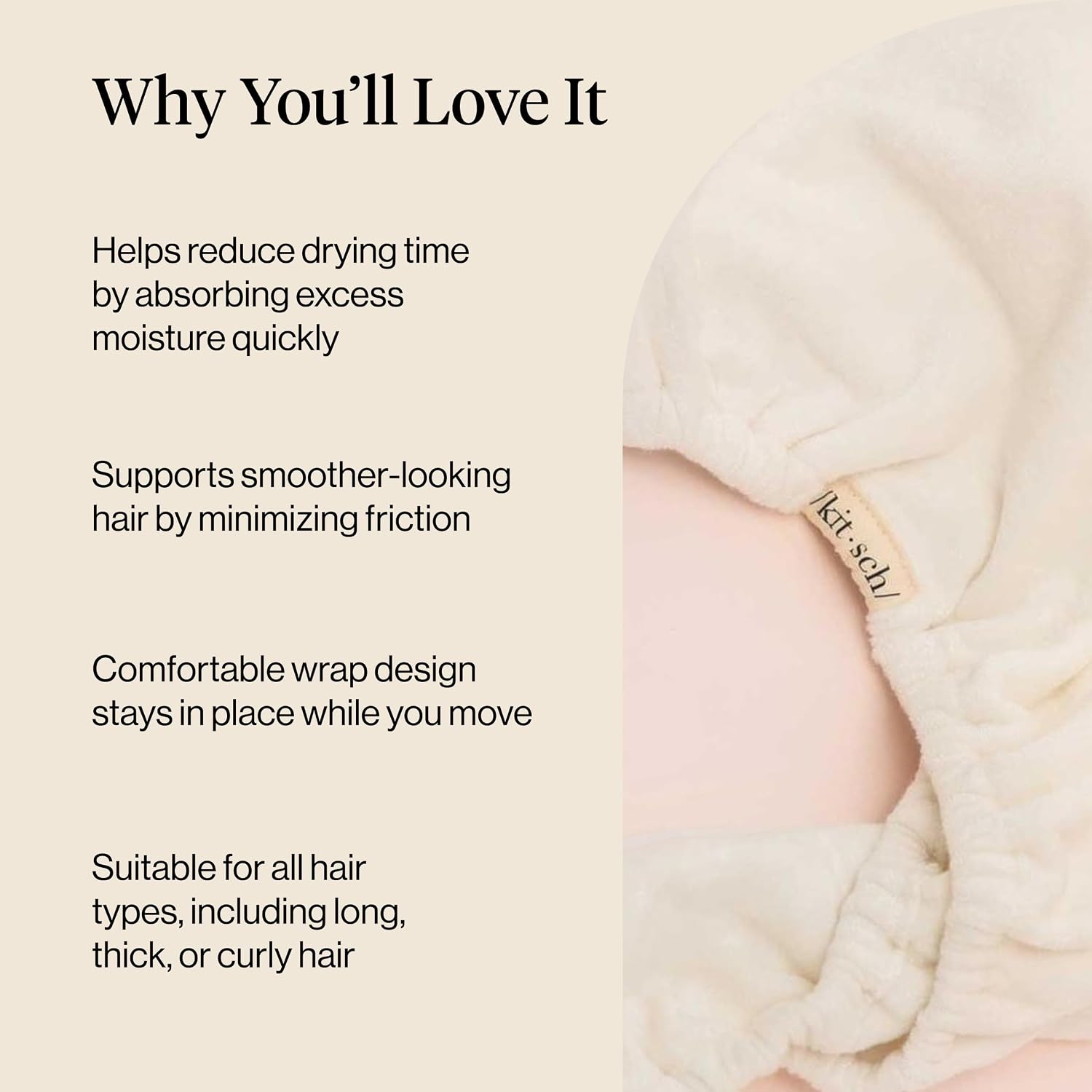 Thumbnail 4 de Kitsch Microfiber Hair Towel Wrap Super-Absorbent