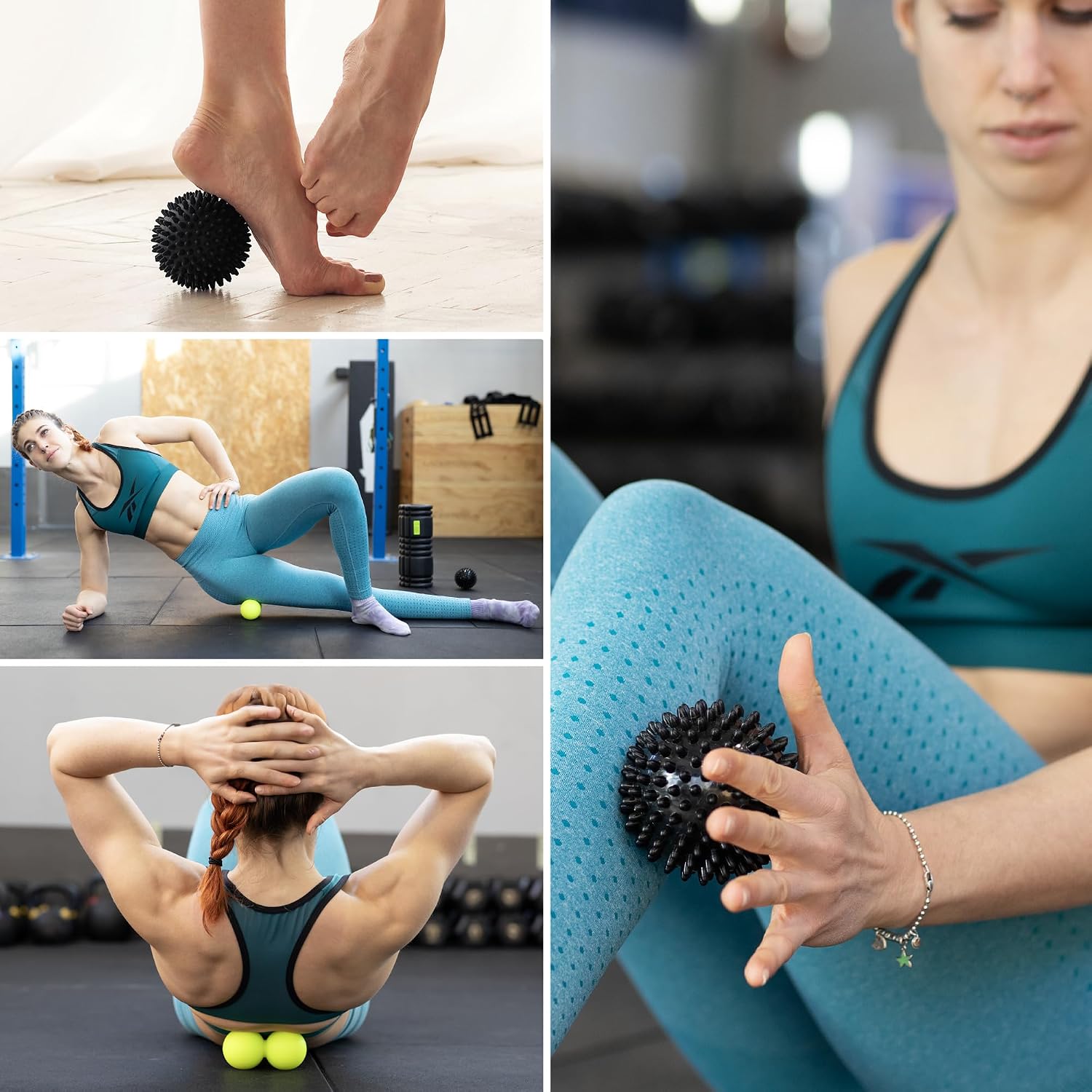 Thumbnail 5 de KALAHARI Foam Roller Set 3‑in‑1 per automassaggio e trigger point 🧘
