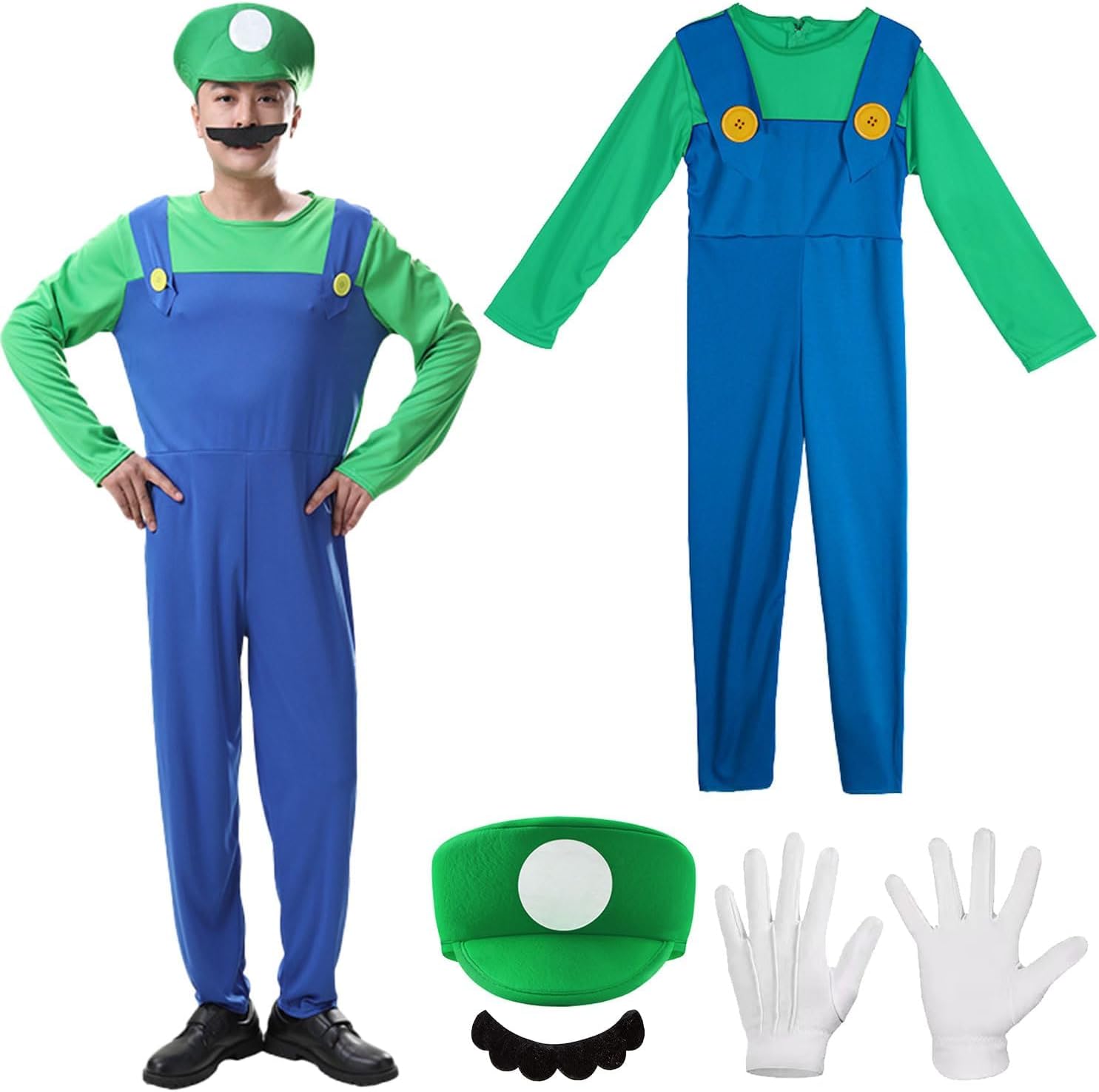 Detalle de Shengruili Mario Luigi Kostüm 114% 🎭