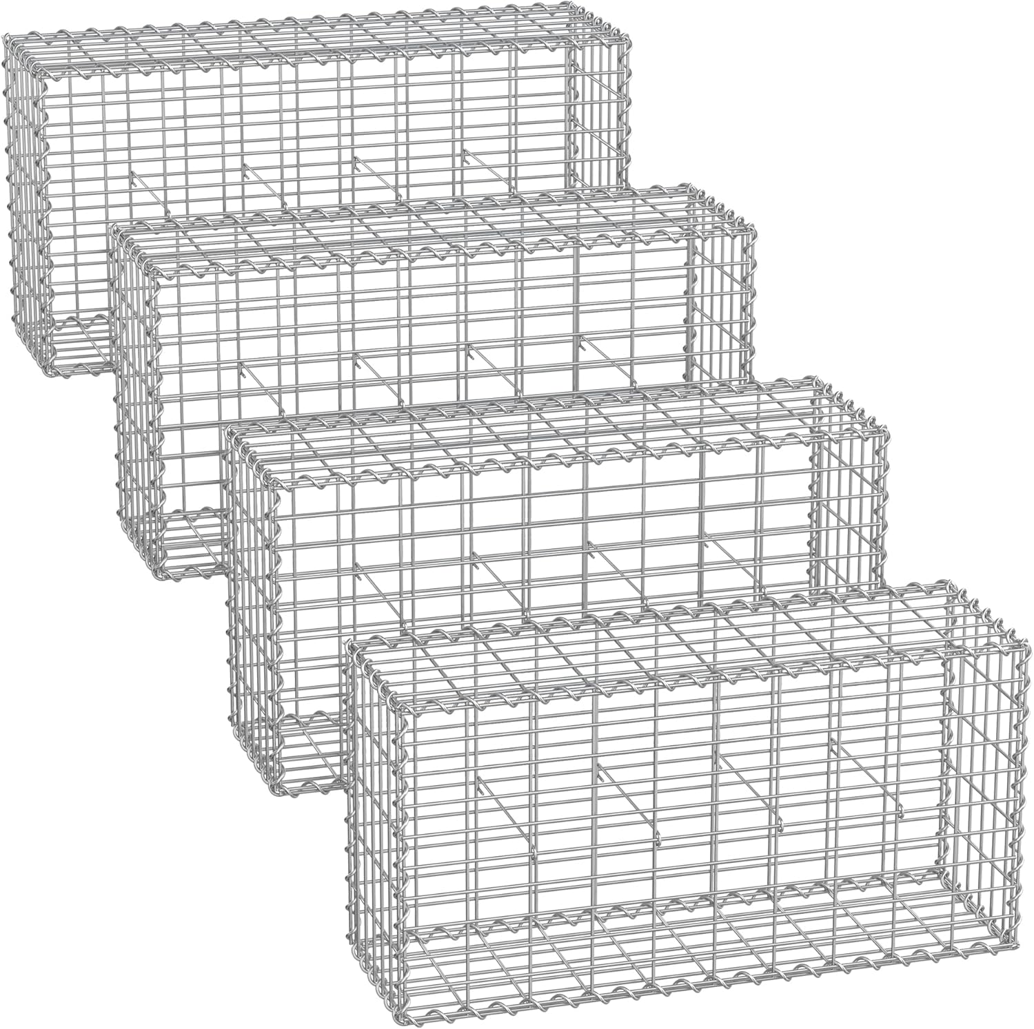 SONGMICS Gabionenkörbe GGB453V1 100x50x30 cm