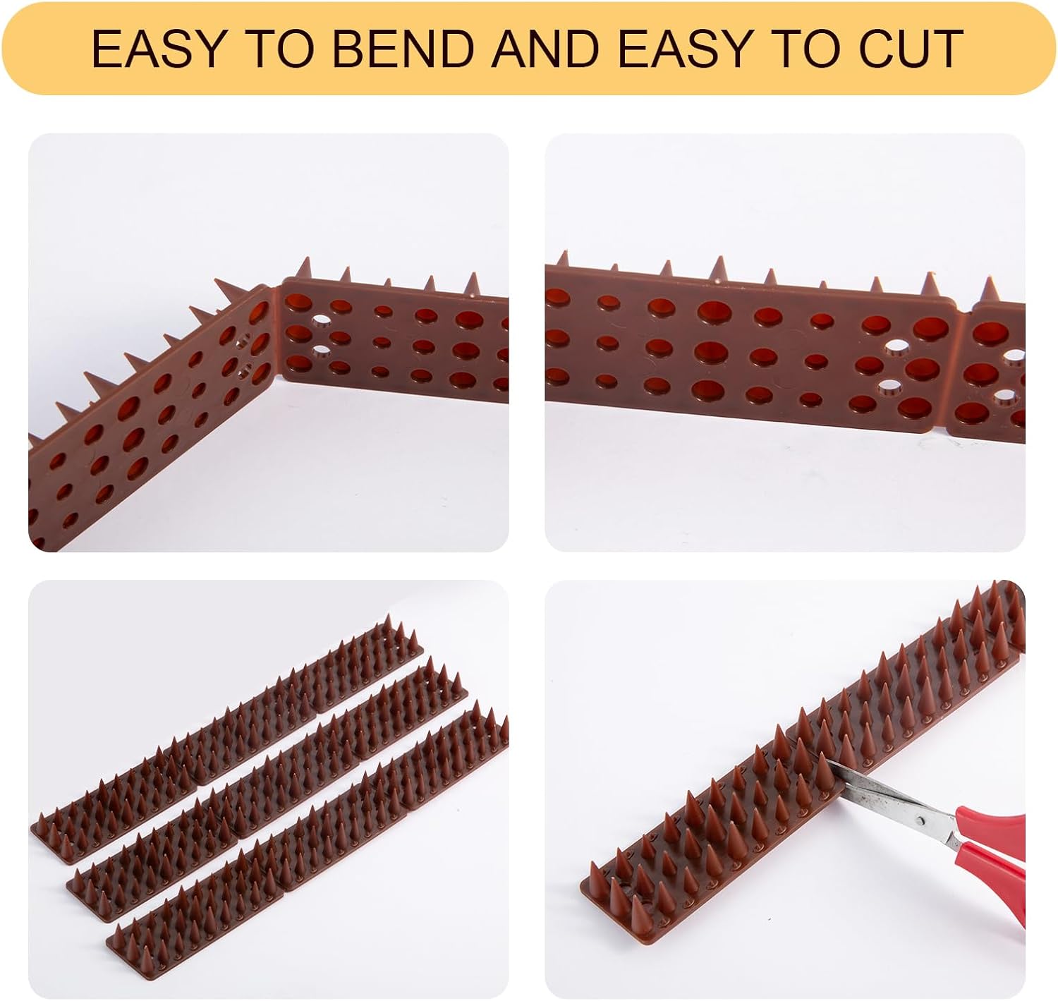 Detalle de OFFO Bird Spikes 30cm pigeon fence deterrent