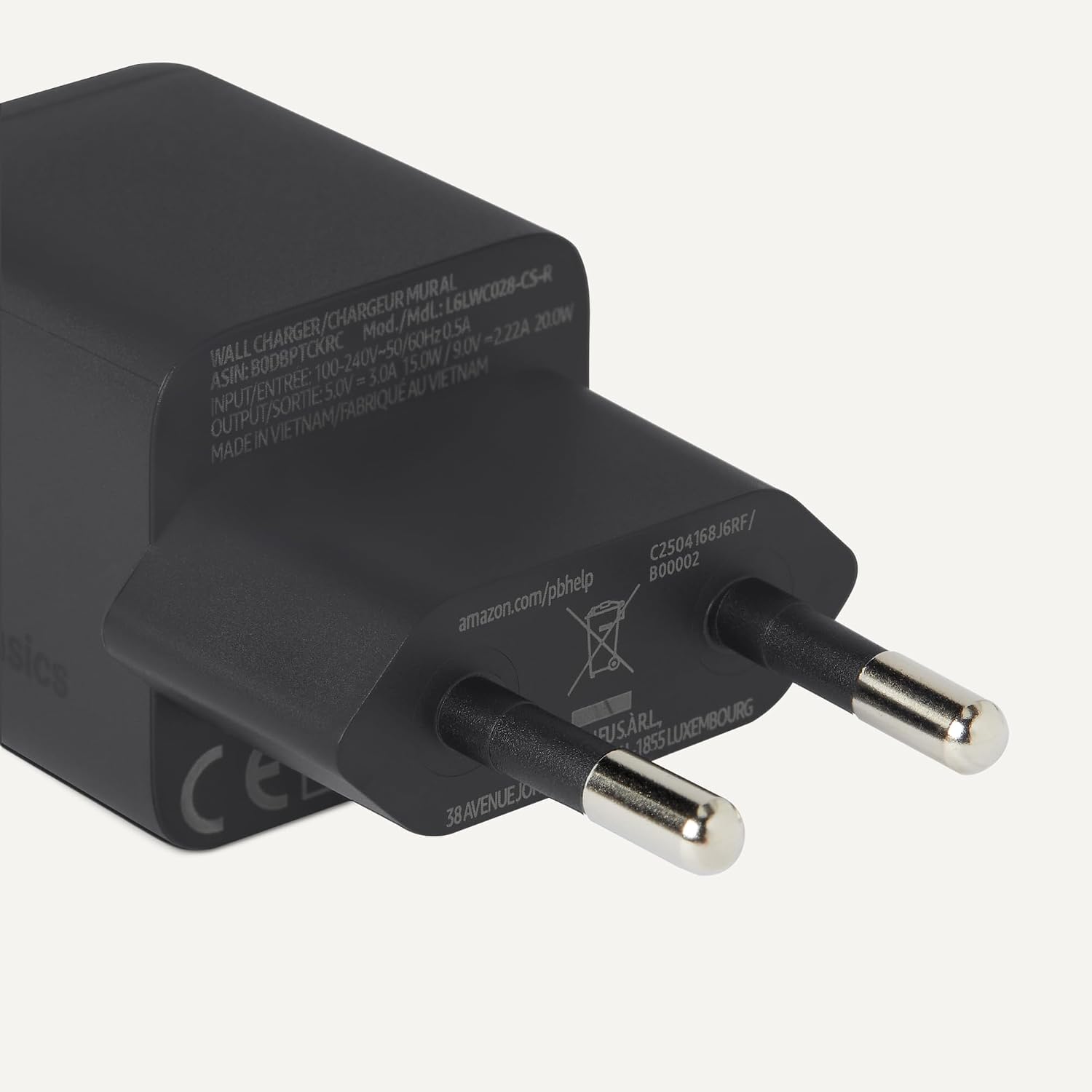 Detalle de Amazon Basics USB-C Wandladegerät 20W