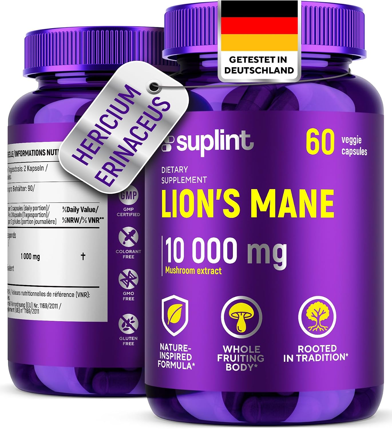 Detalle de SUPLINT Löwenmähne 10000 mg Kapseln