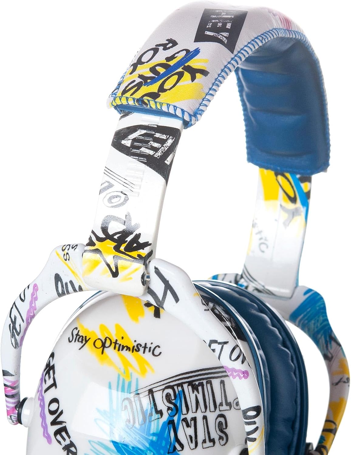 Detalle 1 de Kids' Hearing Protection Earmuffs Blue Graffiti