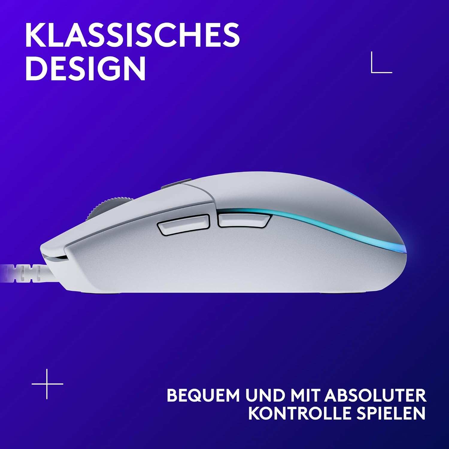 Thumbnail 6 de Logitech G Gaming-Maus G203 in Weiß – präziser Sensor bis 8.000 DPI & anpassbar mit G HUB