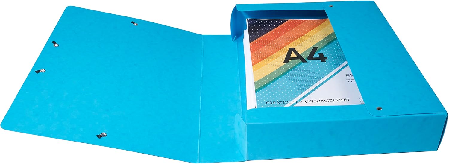 Thumbnail 6 de Exacompta 50600E – 8 boîtes de classement with élastiques Exabox, dorées sur carte lustrée 600 g/m2, format A4