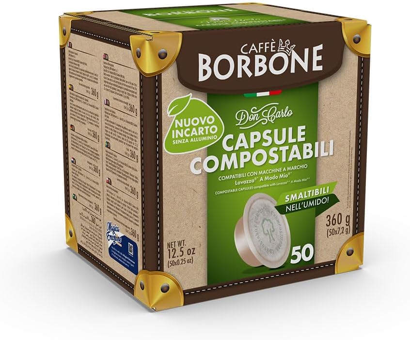 Thumbnail 3 de Caffè Borbone Don Carlo Mélange Or – Capsule Compostable, 50 unités – Compatible Lavazza A Modo Mio