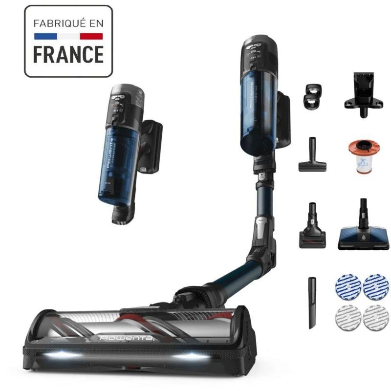 Detalle de Rowenta X-Force Flex 13.60, aspiradora sin cable 2 en 1 con fregado, 550 W