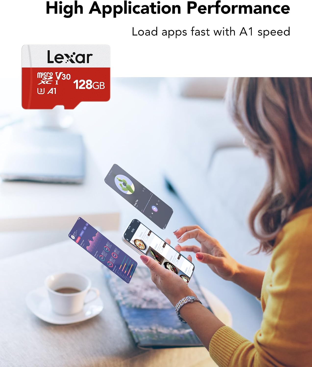 Thumbnail 6 de Lexar E-Series LMSESXX128G-B3AAU 128GB microSDXC UHS-I 3-Pack