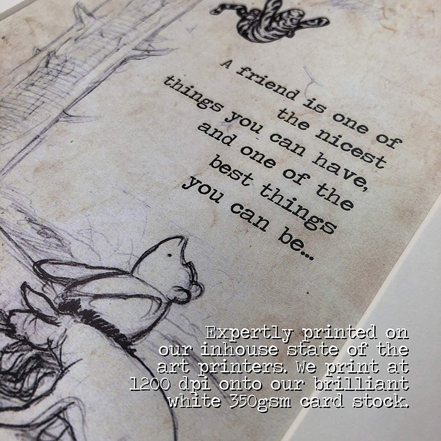 Thumbnail 1 de HWC Trading Winnie the Pooh Friends Forever A3 Framed Nursery Print