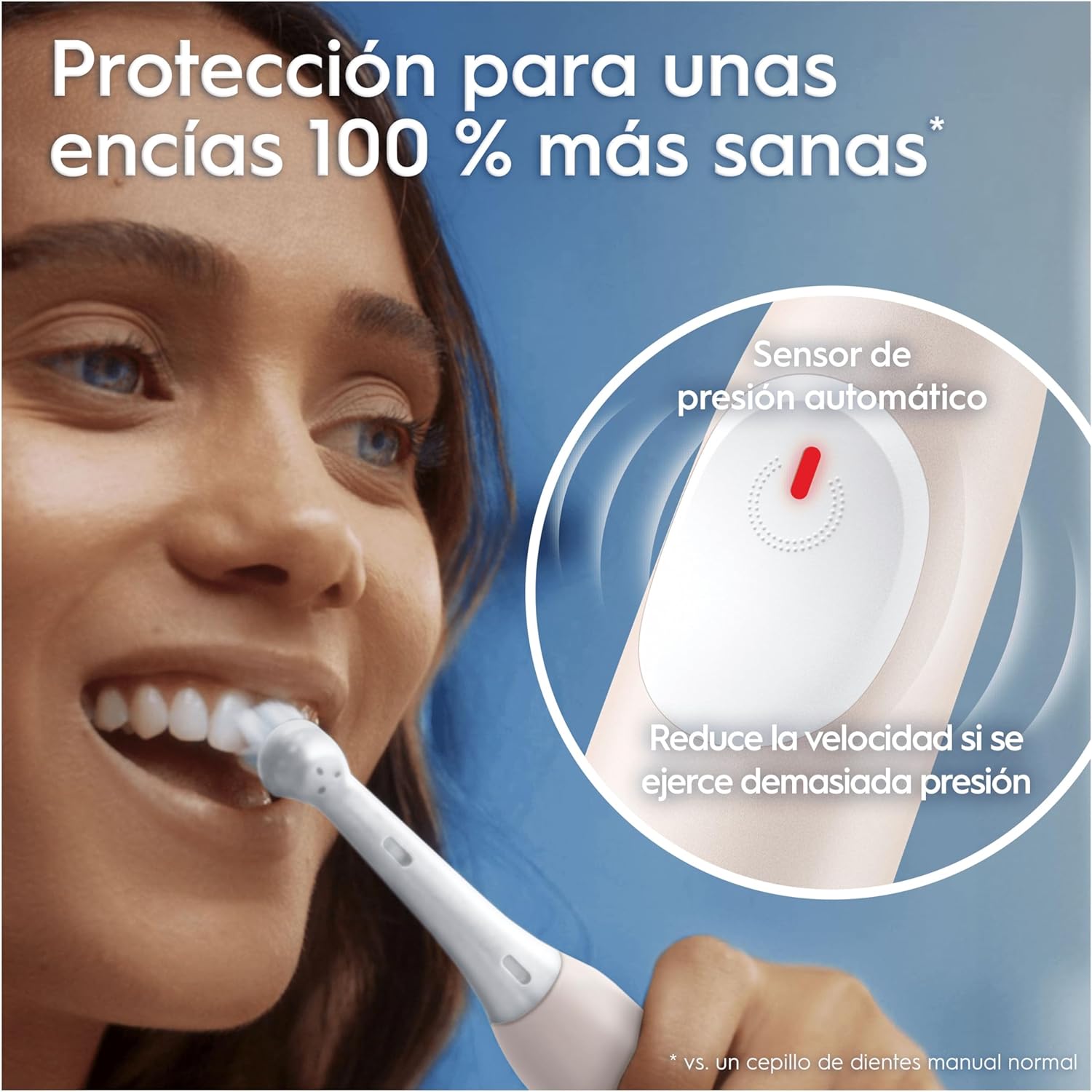 Detalle 2 de Oral-B iO 2 Cepillo Eléctrico Rosa 🌸 con Accesorios