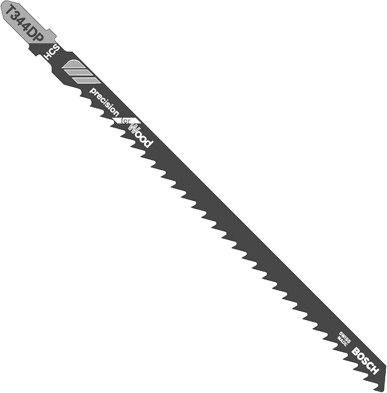 Detalle de BOSCH T-344DP 木工用ジグソーブレード 5本組、ボッシュタイプシャンク