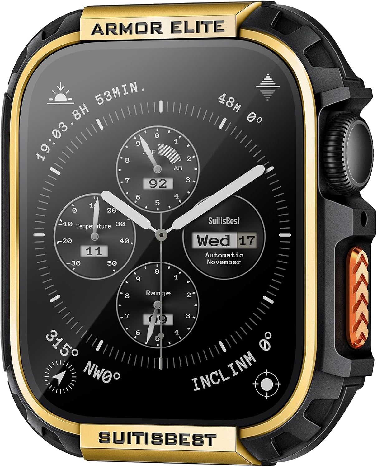 Detalle de Suitisbest Armor Case for Apple Watch 44mm