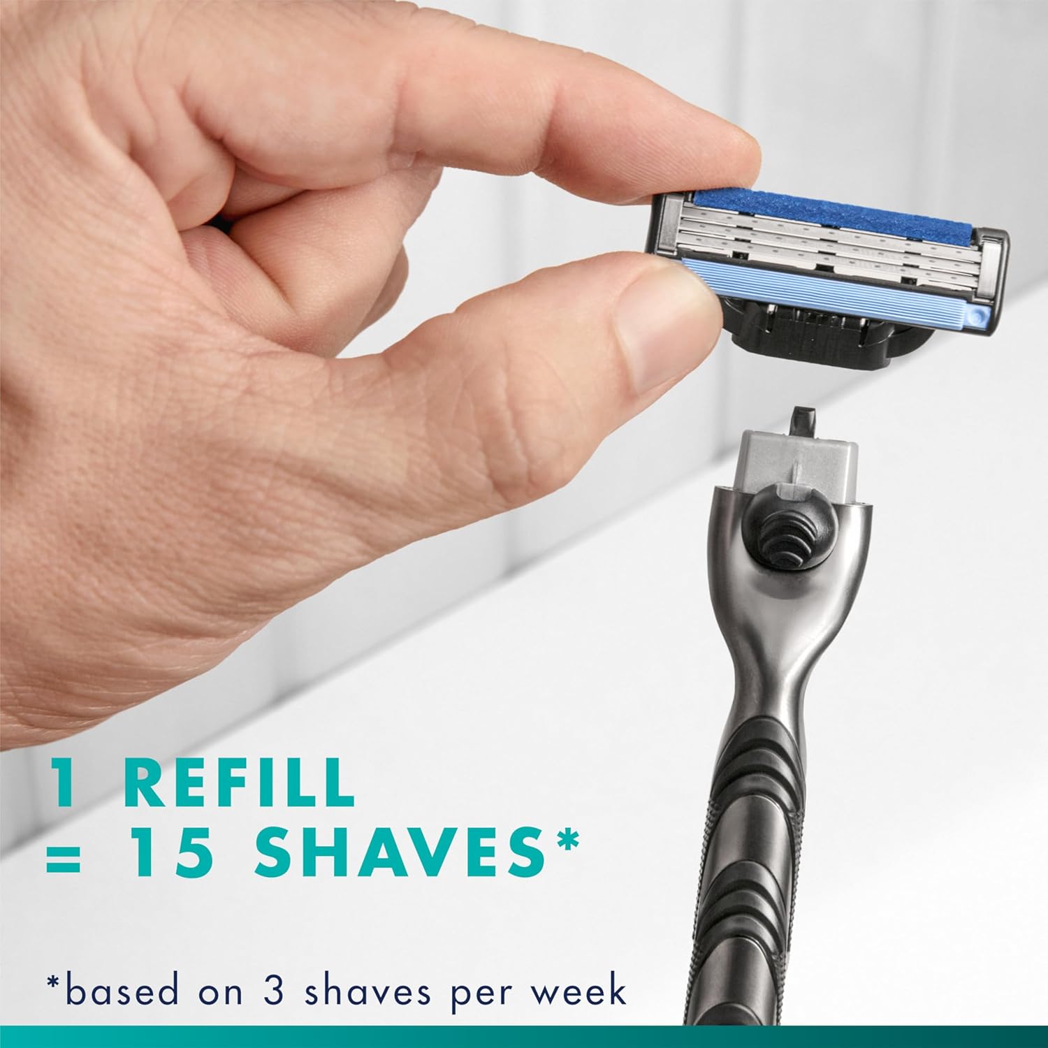 Thumbnail 6 de Gillette Mach3 20 blade refills
