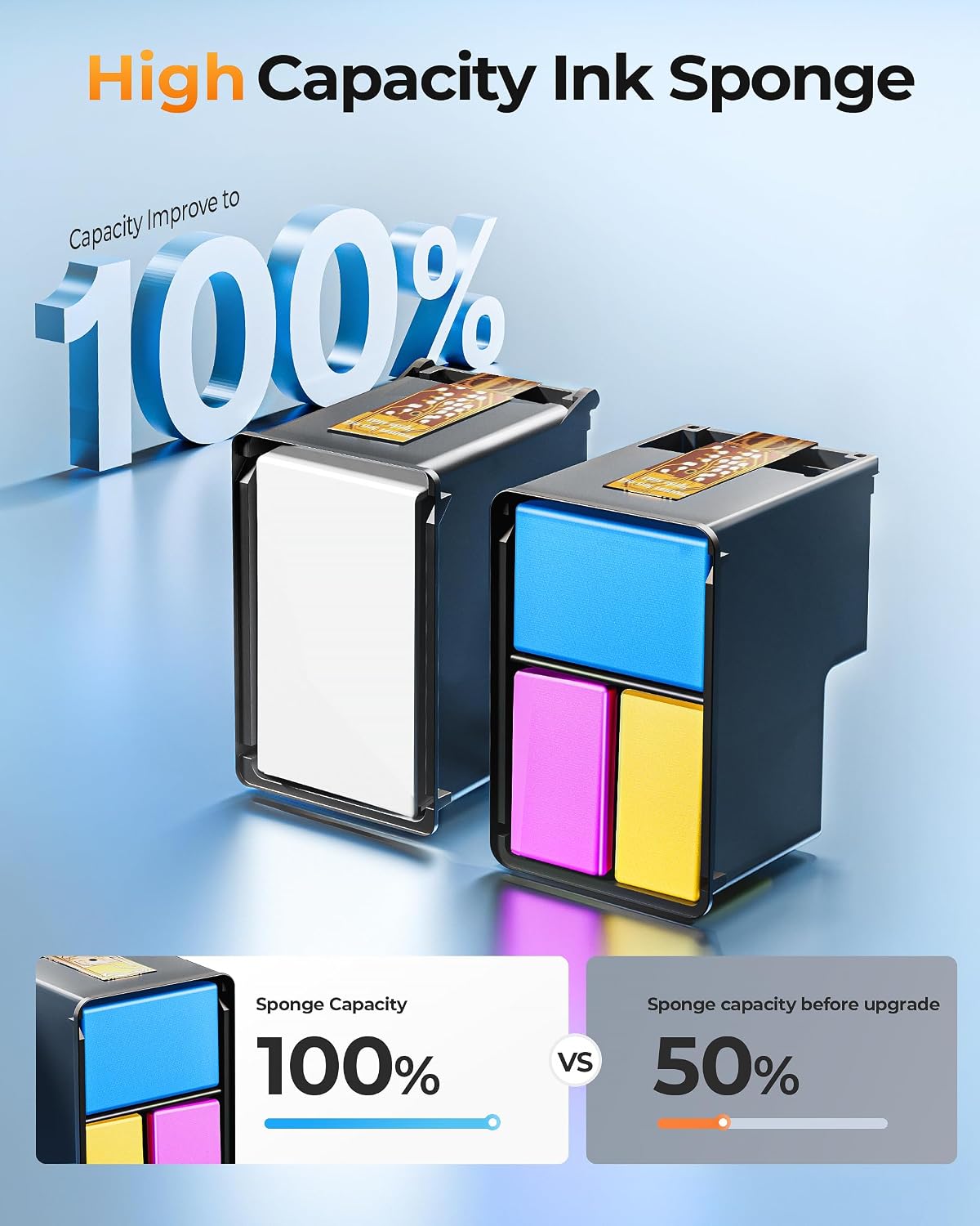 Thumbnail 4 de E-Z Ink 63XL Ink Cartridge Set, Black and Tri-Colour for HP Printers