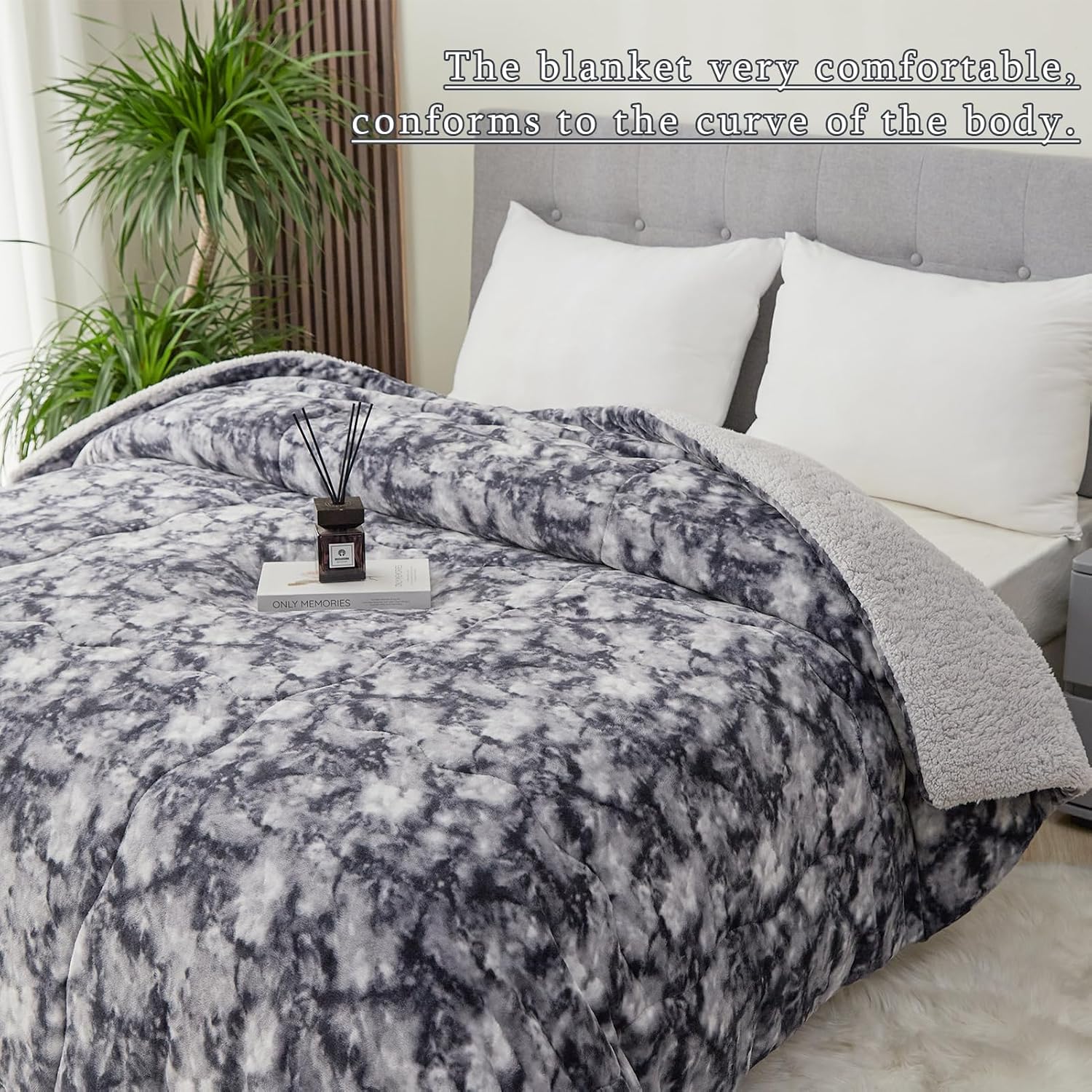 Thumbnail 6 de CHOSHOME Couverture 220x240cm Couverture Sherpa 🛋