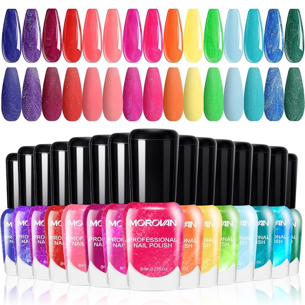 Detalle de Morovan Nail Polish Set 15 Colors