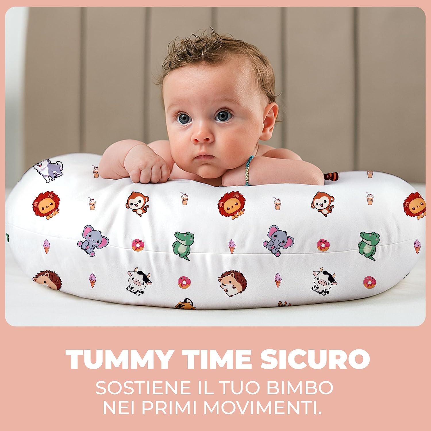 Detalle de Cuscino gravidanza e allattamento per dormire di lato