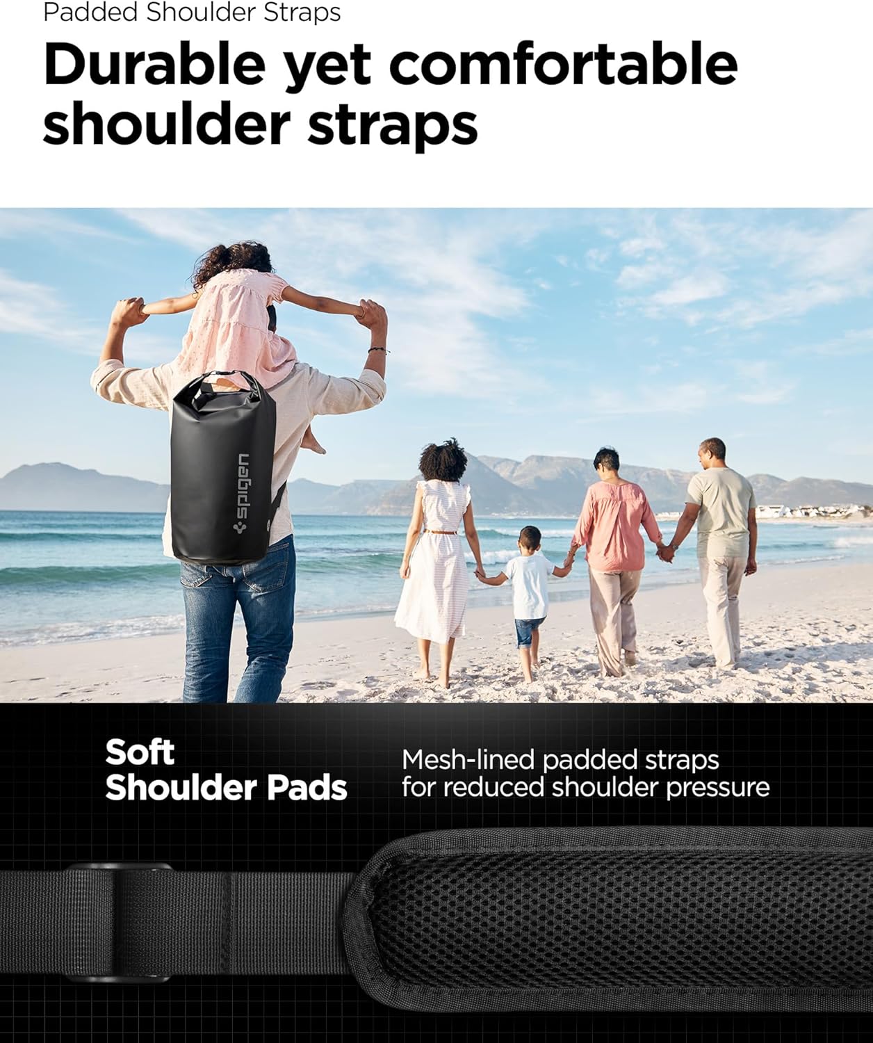 Thumbnail 2 de Spigen Aqua Shield wasserdichte Dry Bag 30L – Trockene Ausrüstung für Strand, Schwimmen, Camping & Kajak
