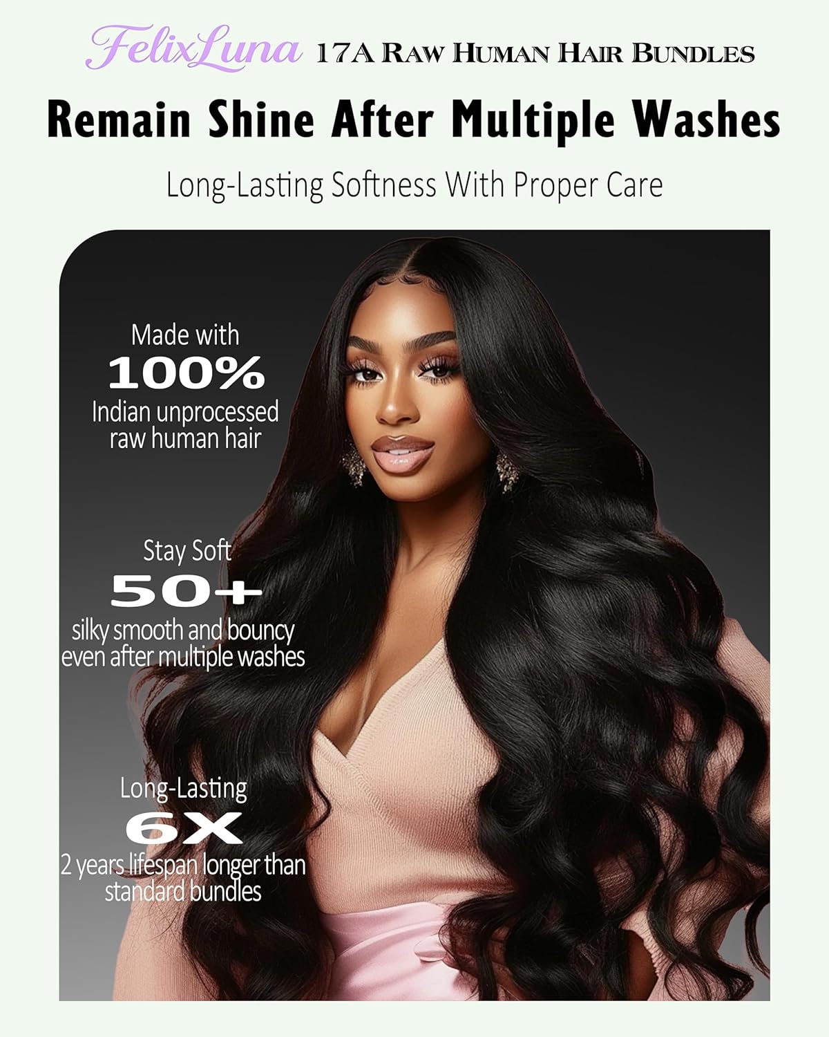 Thumbnail 3 de 17A Premium Body Wave Human Hair Bundles (Cuticle Aligned, Reinforced Ultra Thin Weft) — up to 28–28–28 Inch Length