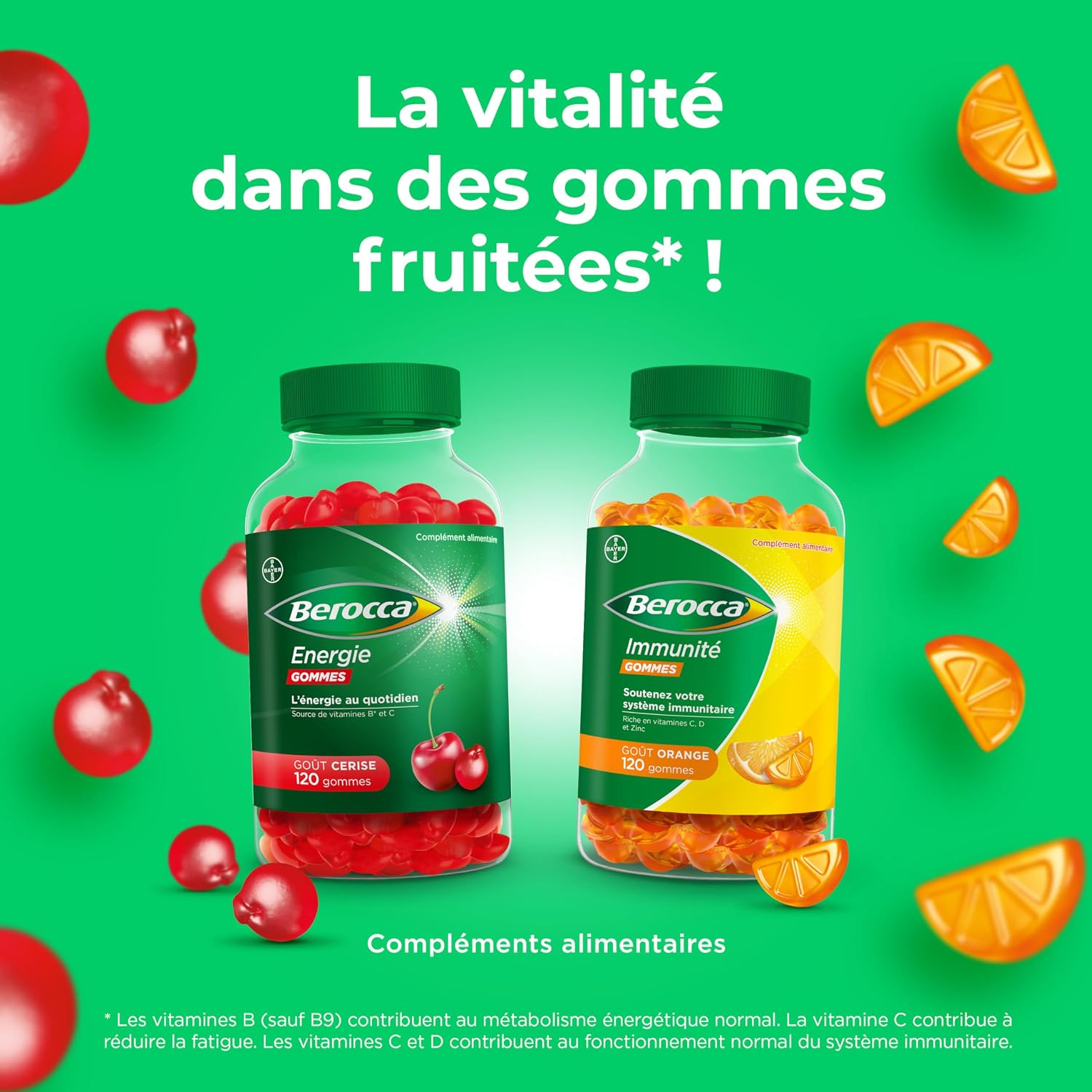Thumbnail 6 de Berocca ImmunitĂ© gommes 120 đ