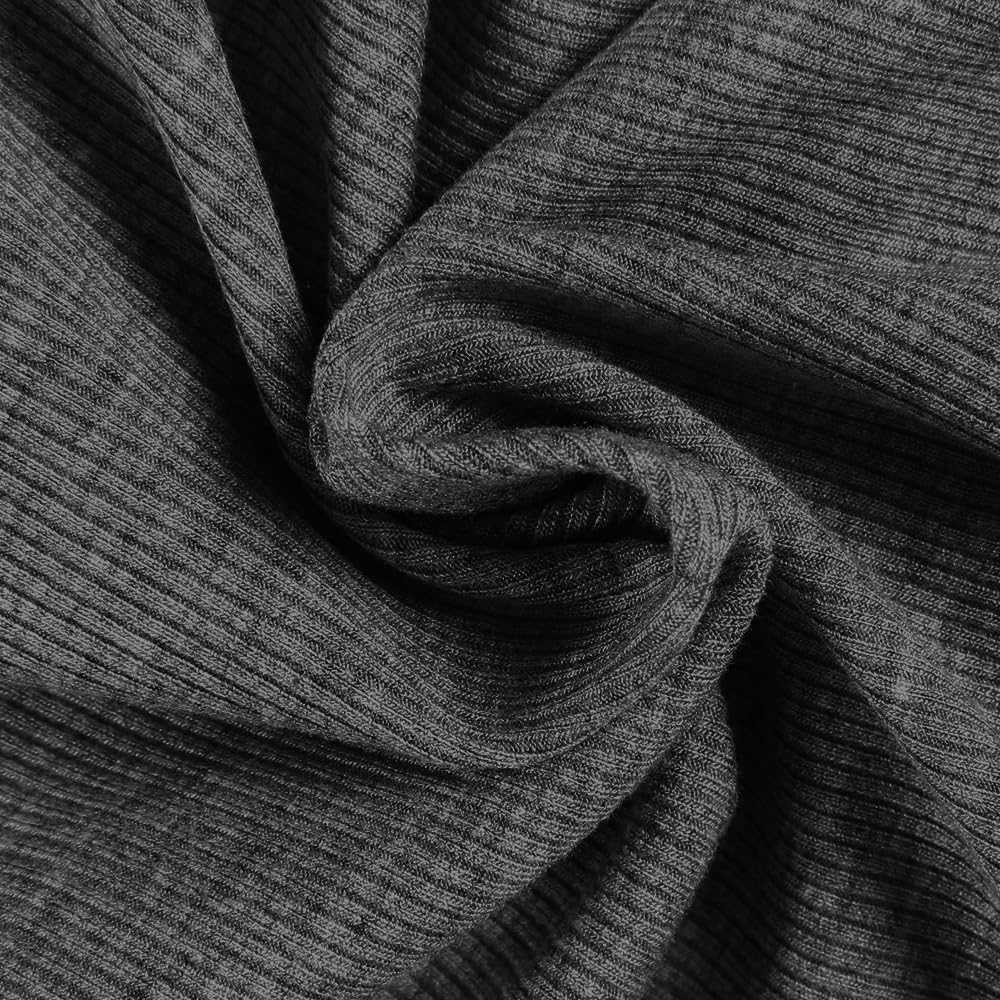 Detalle 2 de Roselux Womens Long Sleeve Ribbed Crewneck Top