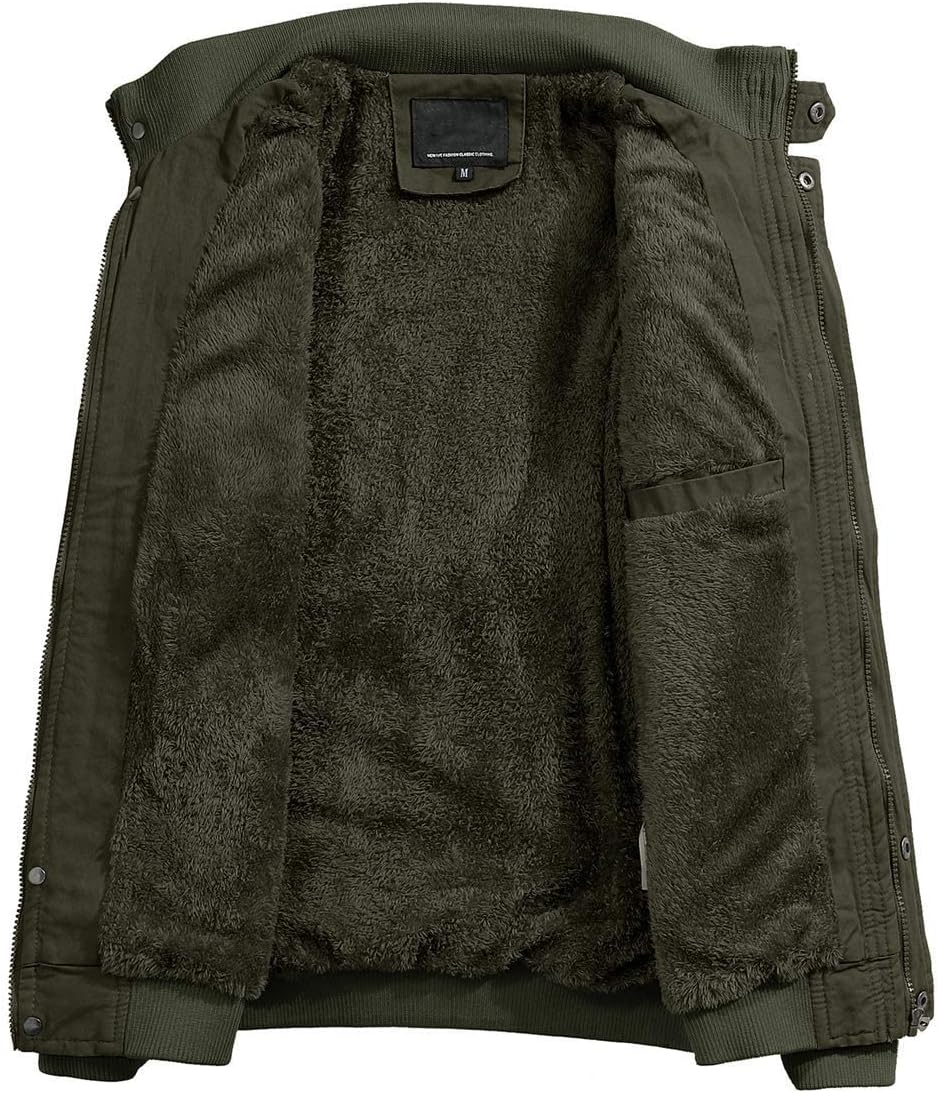 Thumbnail 1 de EKLENTSON Mens Fleece Lined Jacket 5-pocket