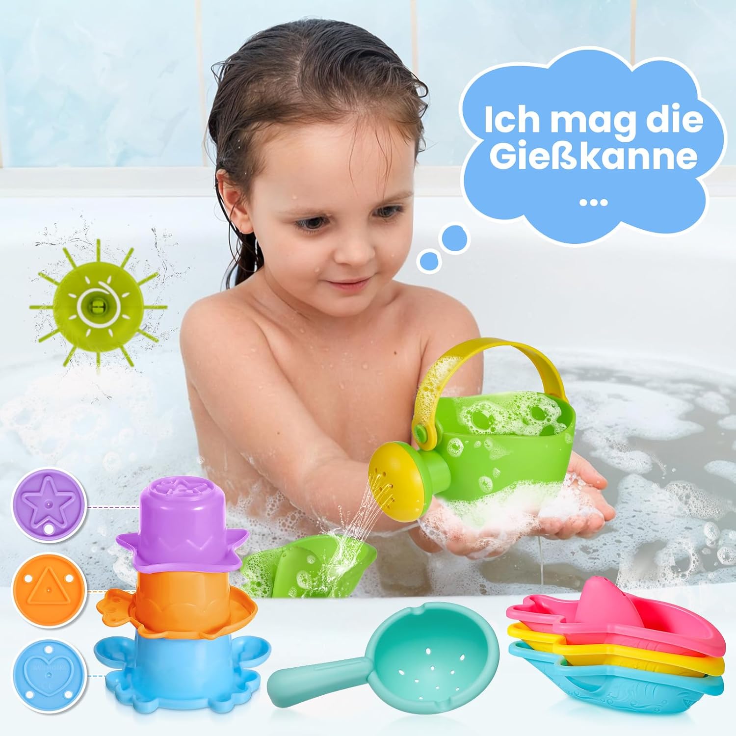 Thumbnail 4 de Badespielzeug 10 Stück 1–4 Jahre