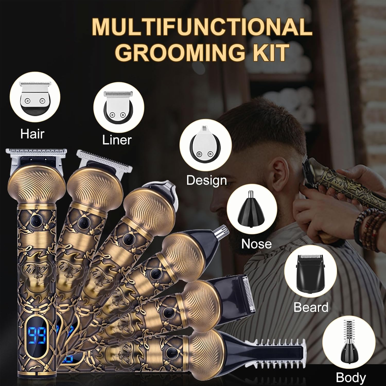 Thumbnail 1 de YIDON Tagliacapelli 6-in-1 ✂