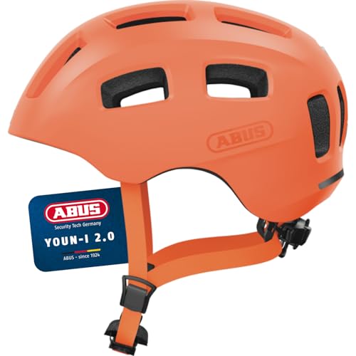 Detalle de ABUS Fahrradhelm Youn-I 2.0, Mono orange, Größe M