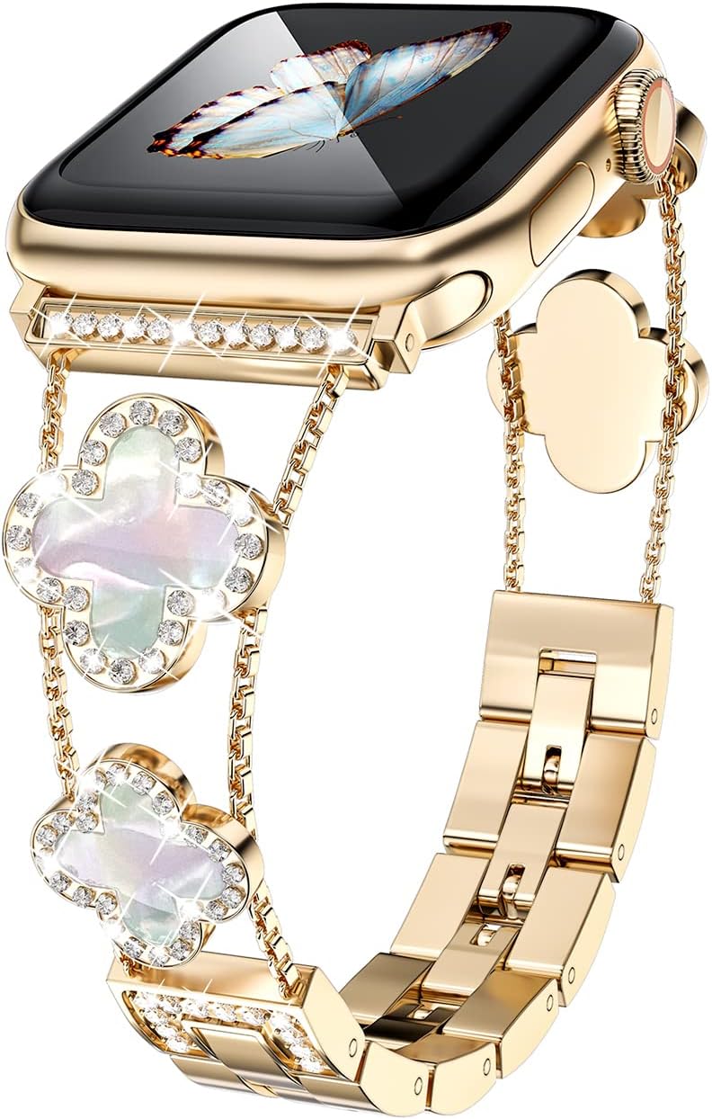 Musk-MSKR Diamond Metal Band for Apple Watch
