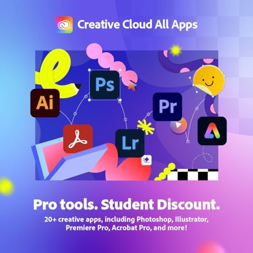Detalle 2 de Adobe Creative Cloud Pro for Students & Teachers (1 Year) – All Apps with AI features