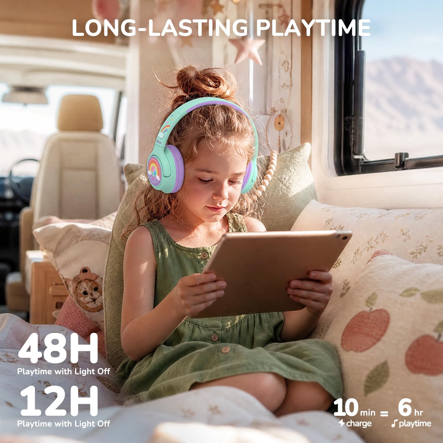 Thumbnail 6 de iClever Kids Bluetooth Headphones, 48-Hour Playtime