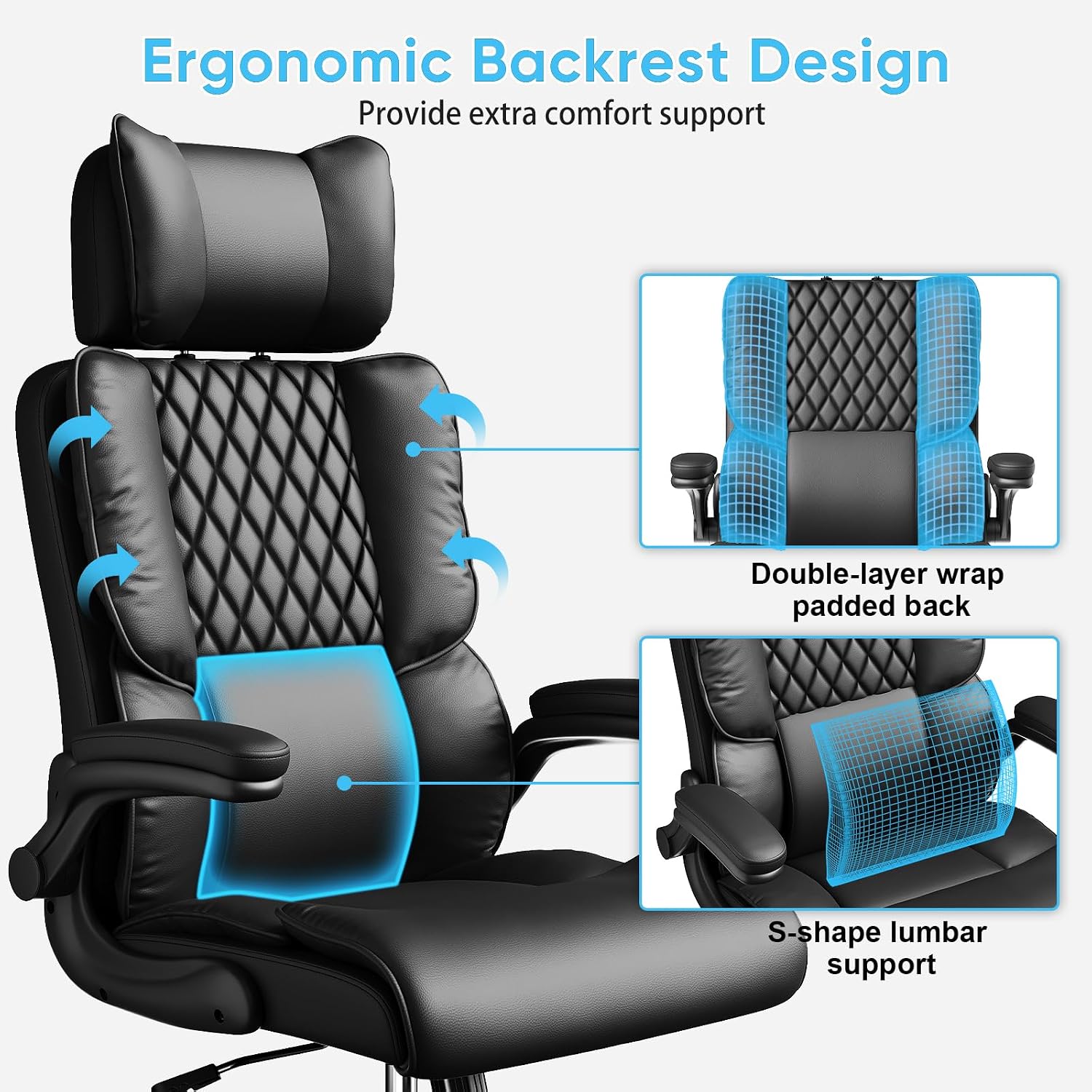 Detalle de Sytas Office Chair with 400 lb Capacity