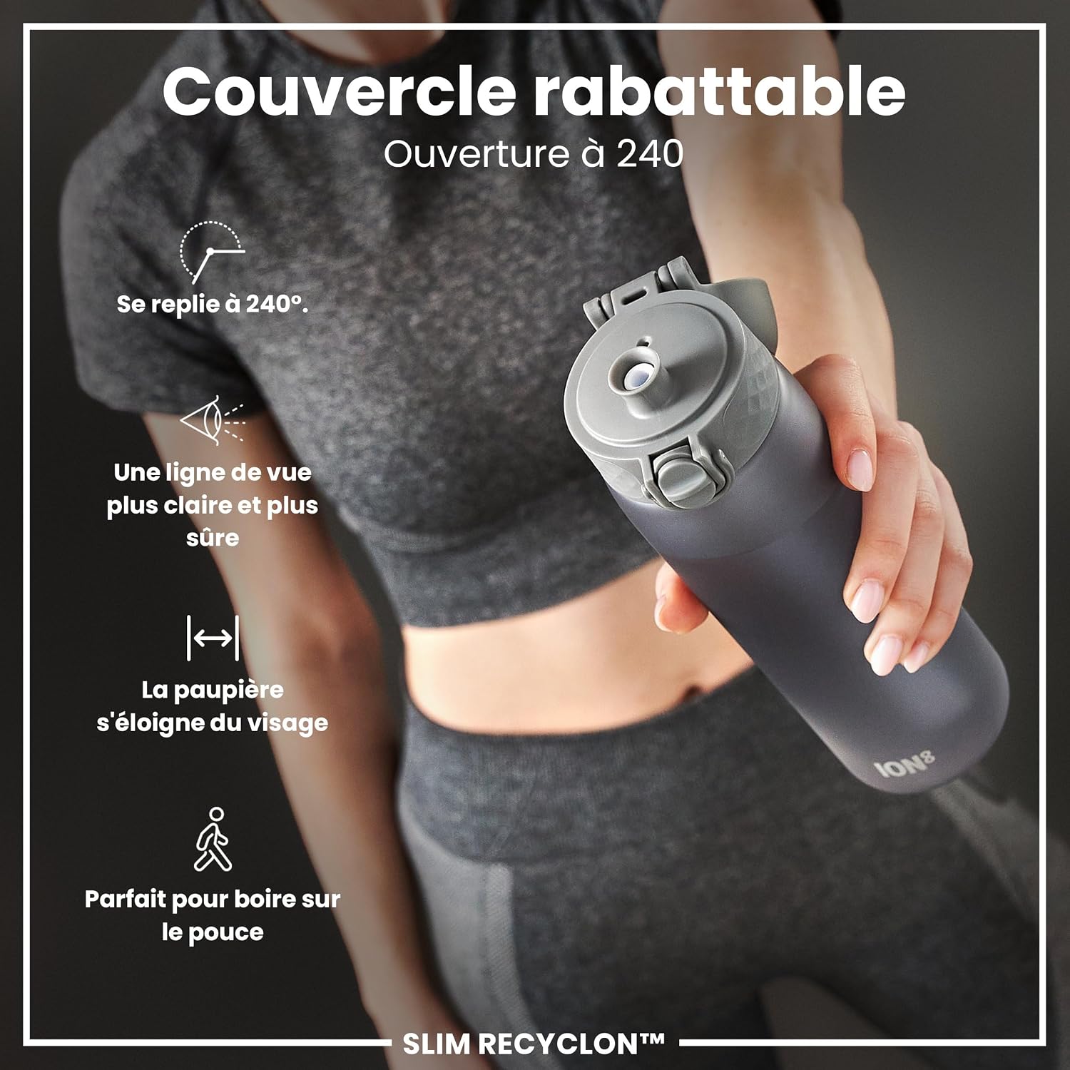 Detalle 2 de Ion8 Gourde Paille 500 ml đ„€