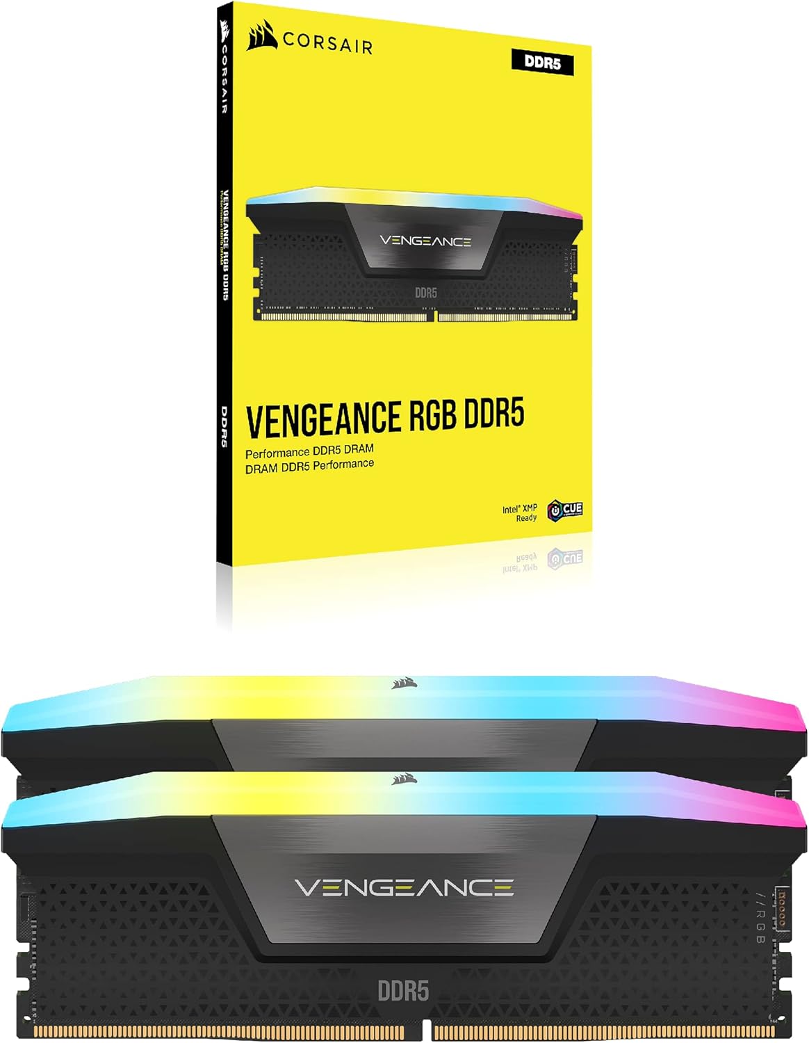 Detalle 2 de Corsair Vengeance RGB DDR5 16GB 5200MHz
