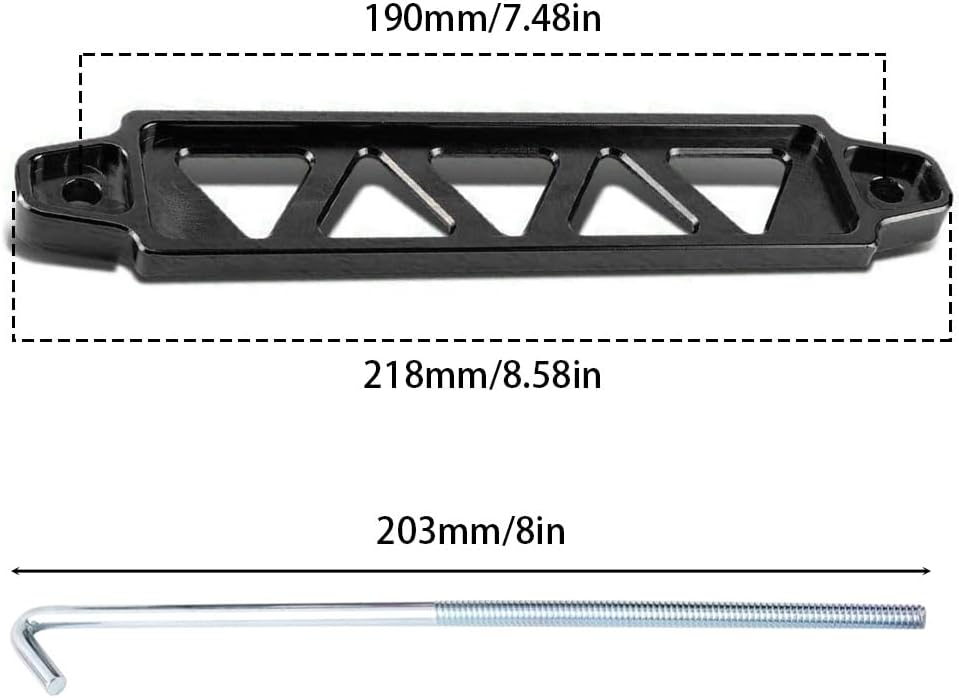 Detalle de Car Battery Hold Lock: Aluminium Alloy Battery Tie Down Bracket with 8/10" J-Bolts