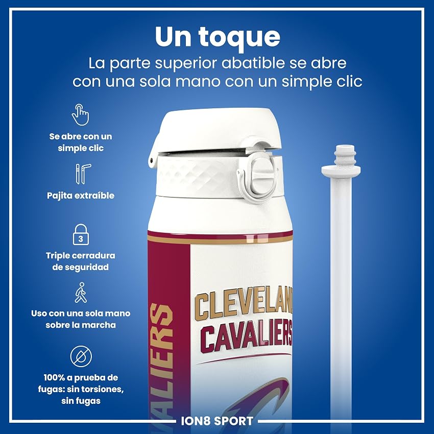 Thumbnail 2 de ion8 NBA Cleveland Cavaliers Botella térmica 750 ml 🚰