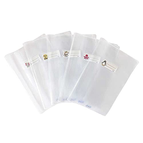 Detalle de Favorit Copertine Quaderni A4 con Etichetta, 10 Pz Trasparenti