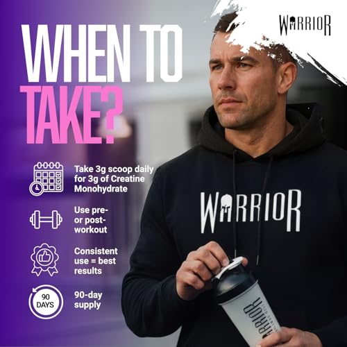 Thumbnail 6 de Warrior Creatine Monohydrate Powder 300g Pure Micronised – Clean, Vegan Strength Support
