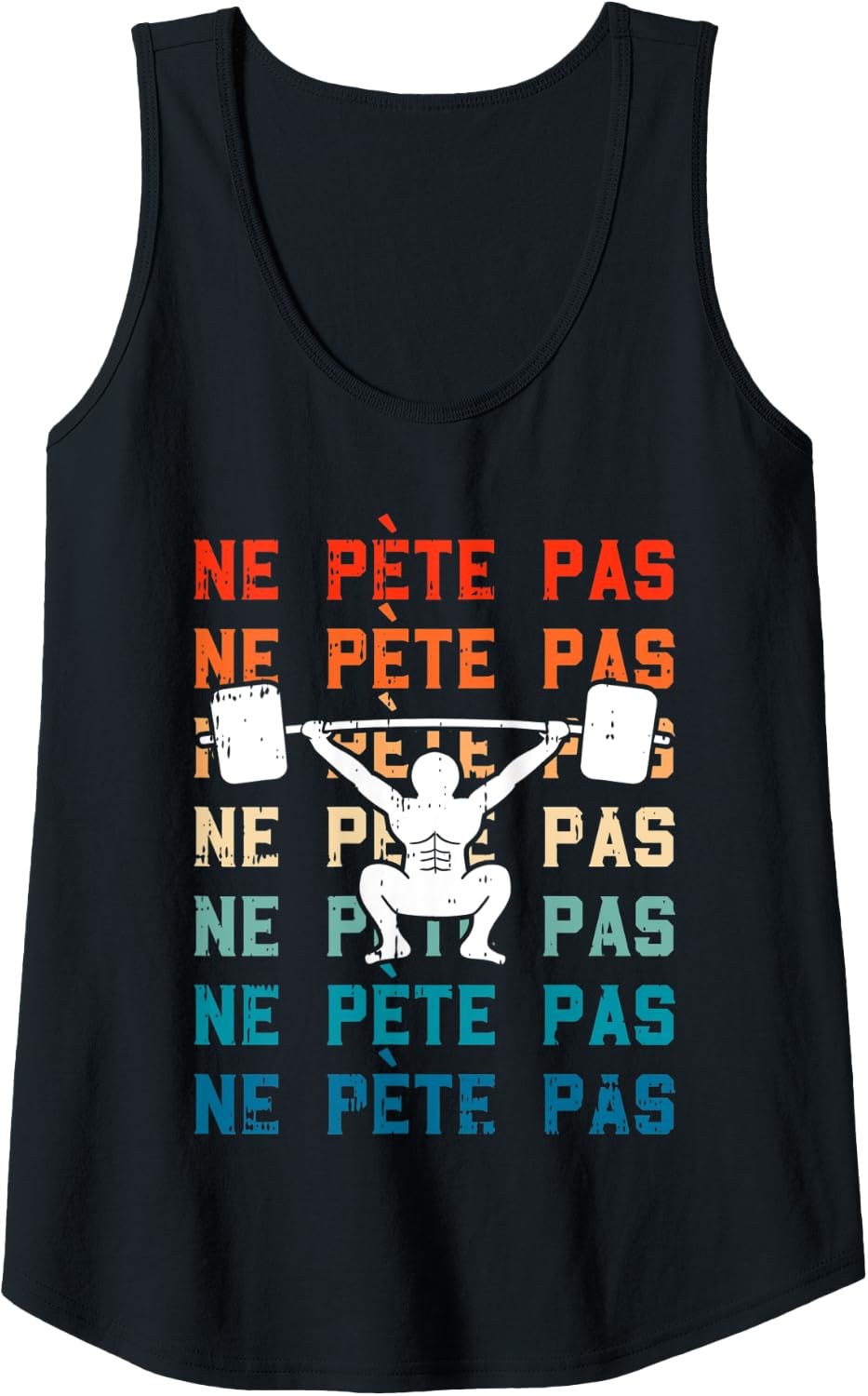 Thumbnail 5 de Ne Pète Pas Squat Débardeur Muscu Humour