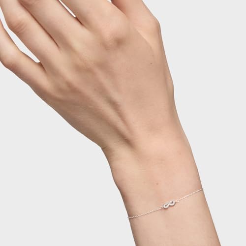 Thumbnail 5 de TOUS Pulsera de cadena de plata de primera ley 925 con motivo infinito para mujer (17,5 cm)